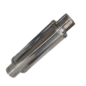 57 Mm [5,7 Cm] Tubo Di Coda Doppio O 2 A 1 Y Pezzo Collettore Giunto In Acciaio Inox Lucido - Foto 5