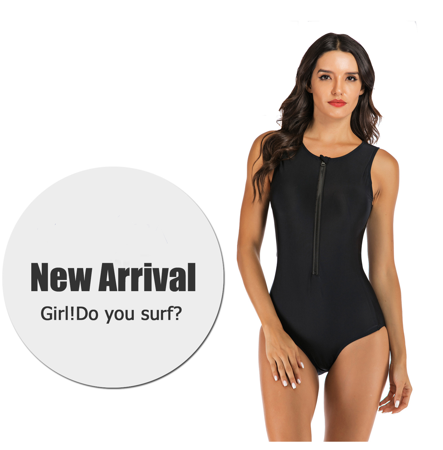 Traje De Baño De Una Pieza Para Deport, Surf, Traje De Baño De Manga Larga, Novedad