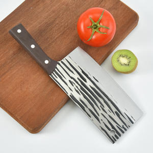 Couteau de Chef Hachoir à Motif Martelé 30cm en Acier Inoxydable Forgé, Couteau de Cuisine 366g avec Lame Forgée à la Main - Product Image 4