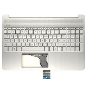 สำหรับ HP 15-DY 15-EF 15T-DY 15Z-EF 15s-eq 15s-fr แล็ปท็อปเคสบนพร้อมคีย์บอร์ดสีเงิน M17185-001 L63579-001 - Product Image 1
