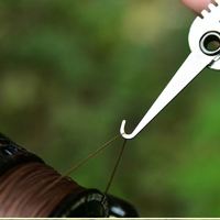 Coupeur de ligne de pêche à la mouche en acier inoxydable PE Tressé Nipper Aiguiseur de crochet Pince à ciseaux de pêche Couteau et outil