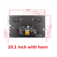 7 pouces/10.1 pouces pour ordinateur à écran tactile capacitif multipoint USB haute définition Raspberry PI 1024x600 sans pilote