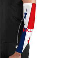 Manchon de bras personnalisé avec drapeau national de Montserrat, couvre-bras élastique pour le cyclisme, la pêche, la randonnée, l'école, le quotidien et les trajets en ville