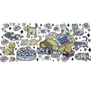 Vinilos Adhesivos Personalizados de Alta Calidad para Vasos de 16oz, Impresiones UVDTF, DFT, DTV, para Vasos de Vidrio - Product Image 6