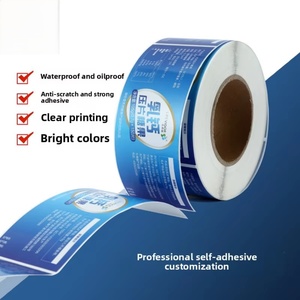 Etiqueta Autoadhesiva de Papel Recubierto para Estampado en Caliente, Impresa con UV, Colorida, Certificada, Sellado Transparente para Cosméticos al por Mayor - Product Image 5