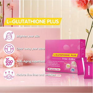 Poudre de collagène Gluta 100% naturelle à base d'herbes pour les soins de la peau 10g*10 sachets - Réduit le stress oxydatif, réduit la mélanine, éclaircit, atténue les taches - Product Image 4