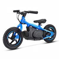 Sepeda Listrik Anak Rangka Baja Anti Guncangan Penuh 12/16 Inci Rem Cakram Aluminium Sadel Dapat Disesuaikan 170W Untuk Anak Laki-Laki Usia 3-8 Tahun