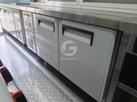 Etodevice 18 pieds Nouvelle Remorque Alimentaire Mobile pour Pizza, Café, Glaces et Hot-dogs