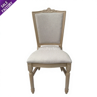 Chaise de jardin en résine plastique dorée et blanche sculptée, style royal de luxe, pour mariage, événement, banquet, réception – Fournisseur direct usine