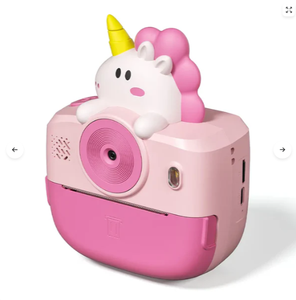 <span class=keywords><strong>Macchina</strong></span> <span class=keywords><strong>fotografica</strong></span> unicorno KidsCamera stampa istantanea come regalo per 2 a 11 anni ragazzi macchine fotografiche per il bambino con adesivo di carta dinosauro giocattoli - Product Image 1