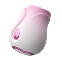 Gradient Pink Rose Vibrator für Brustwarzen- und Klitorisstimulation IPX7 Saugvibrator Sexspielzeug für Frauen