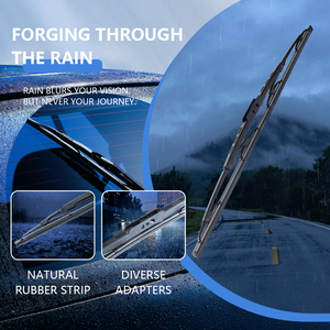 Spazzola Tergicristallo Universale in Gomma Naturale di Alta Qualità, Lunghezza 12"-28", Deflettore Vento per Parabrezza Auto - Product Image 4