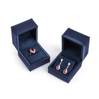 Romi – boîte à bijoux personnalisée en daim, boîte d'emballage de bijoux de luxe en cuir