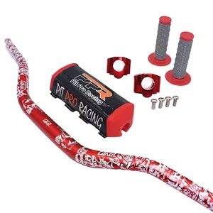 <span class=keywords><strong>Guidon</strong></span> <span class=keywords><strong>de</strong></span> moto tout-terrain 1-1/8 pouces avec coussinets <span class=keywords><strong>de</strong></span> <span class=keywords><strong>guidon</strong></span>, poignées <span class=keywords><strong>de</strong></span> <span class=keywords><strong>guidon</strong></span> <span class=keywords><strong>de</strong></span> <span class=keywords><strong>course</strong></span> Pit Pro pour moto Kayo BSE CRF KLX ATV Quad - Product Image 2
