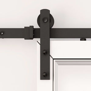 Kit de Rieles para Puertas Correderas de Alta Resistencia con Guía de Piso y Herrajes de Deslizamiento Suave para Interiores y Exteriores - Product Image 5