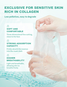 Reparación intensiva Hidratante Mejora la salud de la piel Colágeno recombinante Función de disciplina facial Mascarilla facial antiarrugas - Product Image 6