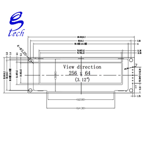 Chất lượng cao 3.12-inch màn hình LCD OLED ssd1322 màn hình nhỏ 256x64 hiển thị Module 7-Pin màn hình đơn sắc SPI - Product Image 5