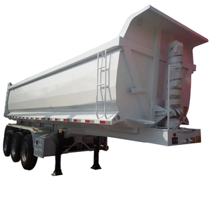 China 40 Ton 50 Ton Truck 3axles Side Tipper / Rear Dumper Semi <b>Trailers</b> Hydraulic Dump <b>Trailer</b> - Product Image 6