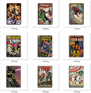 Americano Anime de dibujos animados estaño cartel Vintage <span class=keywords><strong>Manga</strong></span> placa de Metal personalizada Placa de Metal signo de la casa decoración de la pared - Product Image 4