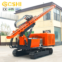 Pile driver hydraulique solaire pour ferme photovoltaïque, voie ferrée à grande vitesse et installation électrique