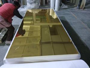 2026年製 高光沢 水波紋 5/8防水ベニヤウッド壁パネルシート インテリア3Dウッドベニヤ壁材 ウッド壁パネル - Product Image 5