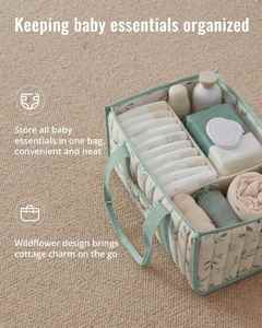 Organizador de Pañales para Bebé al por Mayor, Cesta de Almacenamiento Elegante para Artículos Esenciales de Recién Nacidos, Guardería y Estación de Pañales - Product Image 6