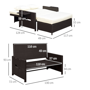 Banco Planeador Patio Exterior - Product Image 4