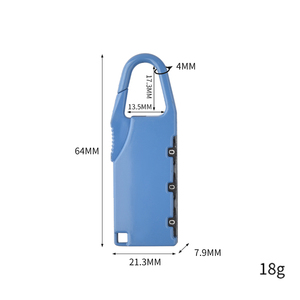 Bán Buôn Tùy Chỉnh Ba Chữ Số Mật Khẩu Ổ Khóa Hành Lý Padlocks Mật Khẩu Kỹ Thuật Số Ổ Khóa Du Lịch Túi Mini Mật Khẩu Ổ Khóa - Product Image 2