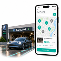Aplicación de Estacionamiento Inteligente Personalizada, Desarrollo de Aplicaciones para IOS y Android con Disponibilidad de Espacio, Navegación GPS, LionCreate