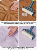 Tapis pour animaux de compagnie en cuir PU détachable et lavable, résistant aux griffures, hydrofuge, respirant, bicolore, imperméable, pour intérieur