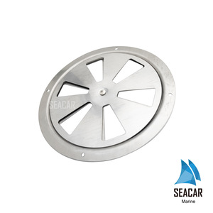 Couverture de ventilation ronde en acier inoxydable Seacar de 6 pouces avec poignée, matériel marin - Product Image 3