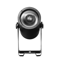 Projecteur professionnel 60W LED RGBW 4-en-1 Pinspot à zoom manuel, effet beam wash, contrôle DMX512, pour parcs à thème et scènes