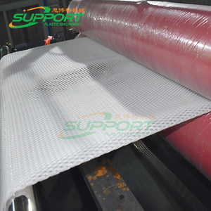Plástico PE Geonet Advertencia Malla Rejilla Valla Red Línea de extrusión Máquina de fabricación de redes - Product Image 3