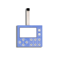 Tableau de commande en PVC haute sensibilité avec interrupteur à membrane personnalisé d'usine-clavier à membrane physique de qualité supérieure