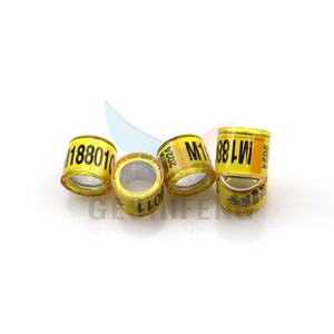 Anello di uccelli piccioni da corsa canarino fasce di piede di piccione fringuelli Tag pappagallini anelli di zampe di uccello in alluminio - Product Image 1