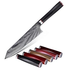 Jeu de couteaux pour chef professionnel, couteaux de damas - Product Image 2