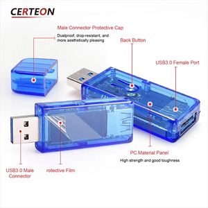 <span class=keywords><strong>Tester</strong></span> USB Digital de Carga Rápida QC3.0 Medidor de Voltaje y Corriente 3.6-30V 0-5A Probador de Energía - Product Image 5