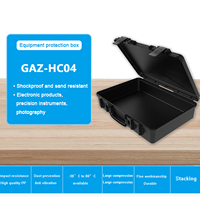 GAZ-HC04 Cas Portable Sans Fil Microphone Carte Son En Direct Équipement Matériel Outils De Stockage Emballage Boîte De Sécurité De Protection