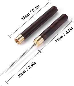 Pique-glace de sécurité en acier inoxydable de 23 cm pour accessoires de bar, manche en bois antidérapant, marque Cambodge Carling Black Label, vente en gros - Product Image 3