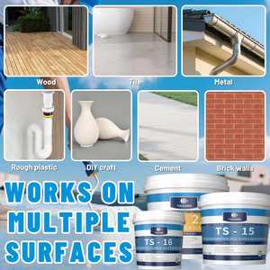 TS-15 Polyurée Imperméabilisante pour Murs Extérieurs de Villas Modernes Noir Restaure l'Apparence Originale Durable Écologique pour Sols en Carrelage et Sous-sols - Product Image 3