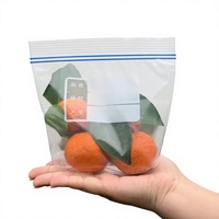 Sacs de congélation réutilisables écologiques en LDPE de 45-70 microns, imprimés en héliogravure, compatibles micro-ondes, pour aliments