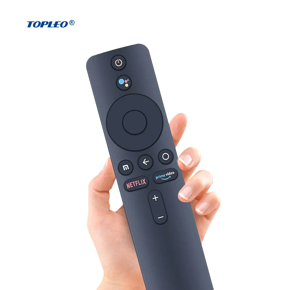 Topleo Xmrm-006 BT suara kualitas tinggi OEM ODM tv remote Control untuk Tv pintar Box Stick Remote Control untuk Tv