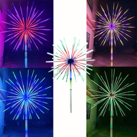 HANSHOW Bande lumineuse RVB colorée intelligente à commande vocale LED pour feux d'artifice, pour l'extérieur, avec montage au sol, garantie de 2 ans