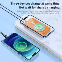 Chargeur sans fil rapide 20W PD populaire avec support pour téléphone portable