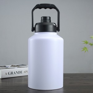 Termo <span class=keywords><strong>de</strong></span> Acero Inoxidable <span class=keywords><strong>de</strong></span> Doble Pared con Aislamiento al Vacío, Personalizado, <span class=keywords><strong>de</strong></span> Medio Galón (64 oz), Portátil, para Camping - Product Image 4