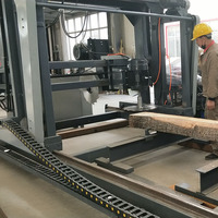 Nouvelle scie à ruban circulaire à double lame DS1300, machine à scier le bois portable, moteur, pompe, moteur électrique, numérique, horizontale/verticale