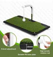 Entraîneur de balançoire de golf directement du fabricant Utilisation en intérieur Base en PE à rotation à 360 et gazon