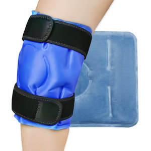Soulagement de la douleur Hot and Cold Pack Gel Cooling Compression Knee Ice Pack Wrap Réutilisable Gel Ice Wrap pour les blessures aux jambes - Product Image 6
