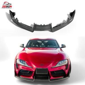 Alerón Delantero Estilo AD de Fibra de Carbono para <span class=keywords><strong>Toyota</strong></span> GR <span class=keywords><strong>Supra</strong></span> A90 A91 MK5 MKV 2020-2025, Divisor de Parachoques Delantero - Product Image 1