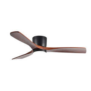 52 Inch 3 Blades LED Ceiling Fan Light Quiet DC Motor Household Living Room <b>Smart</b> Cooling Fan With Light - Product Image 1